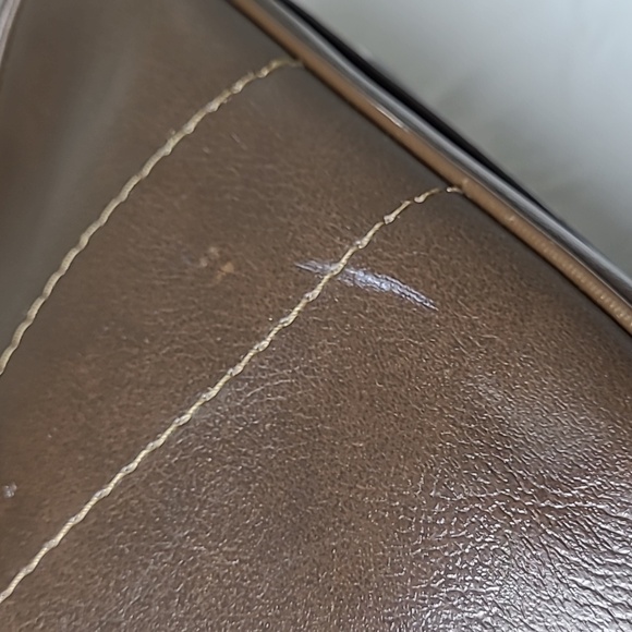 Elegant Brown Leatherett Messanger Adjustable Shoulder Bag - Picture 16 of 16